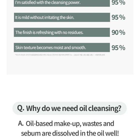 ANUA Heartleaf Pore Control Cleansing Oil 200ML Korean Skin Care Cosmetics Korea - Picture 5 of 8